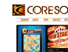 Tablet Screenshot of coresoft.com